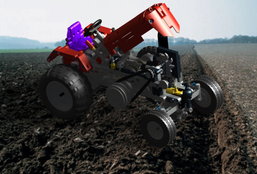 lego-old-tractor拖拉机拼装玩具模型3D图纸 STP格式(1)缩略图